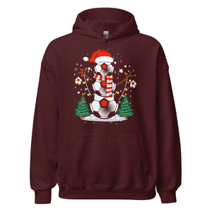 Christmas Football Hoodie - Weihnachten Fussball Kapuzenpullover