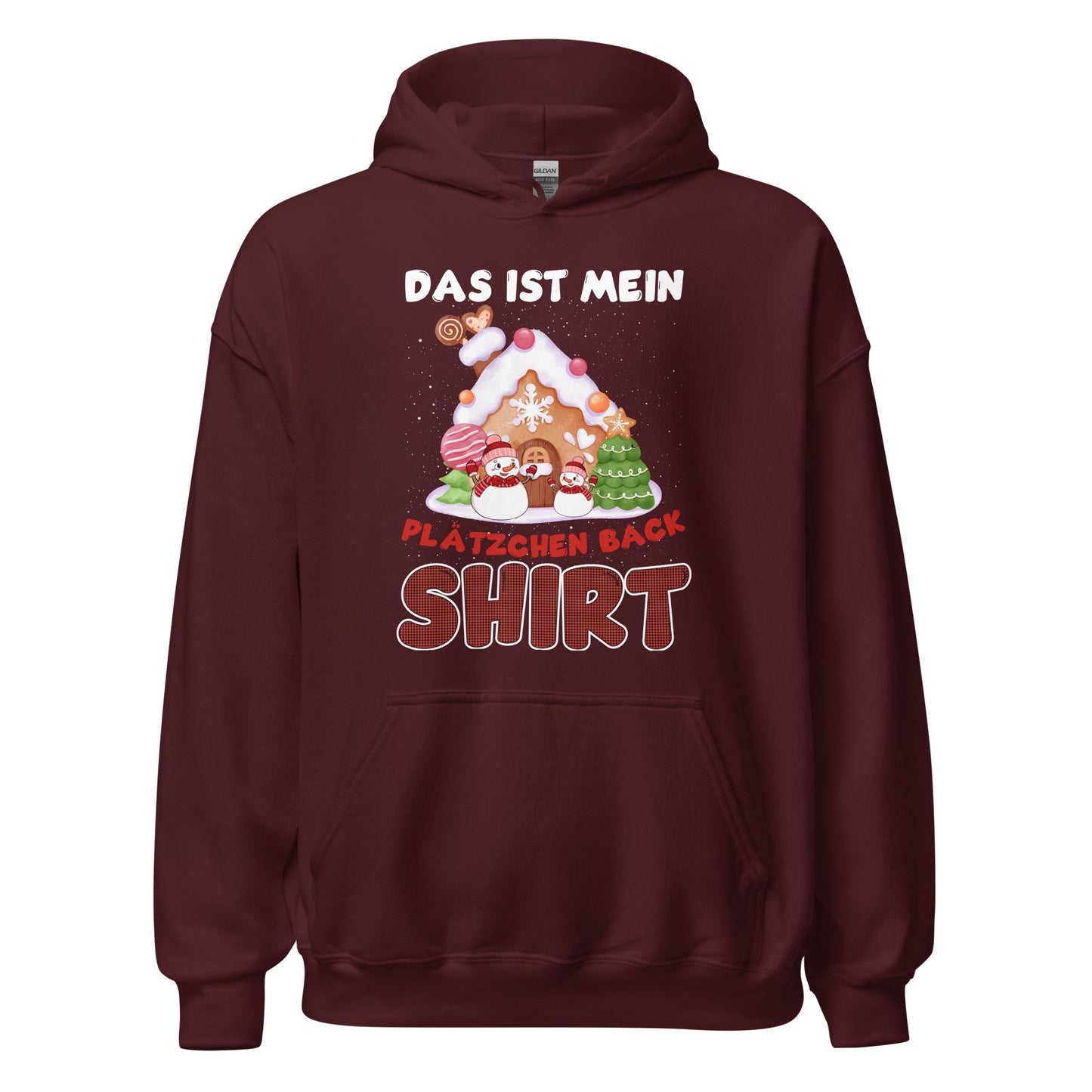 Plätzchen Pack Hoodie - Weihnachts-Shirt Kapuzenpullover