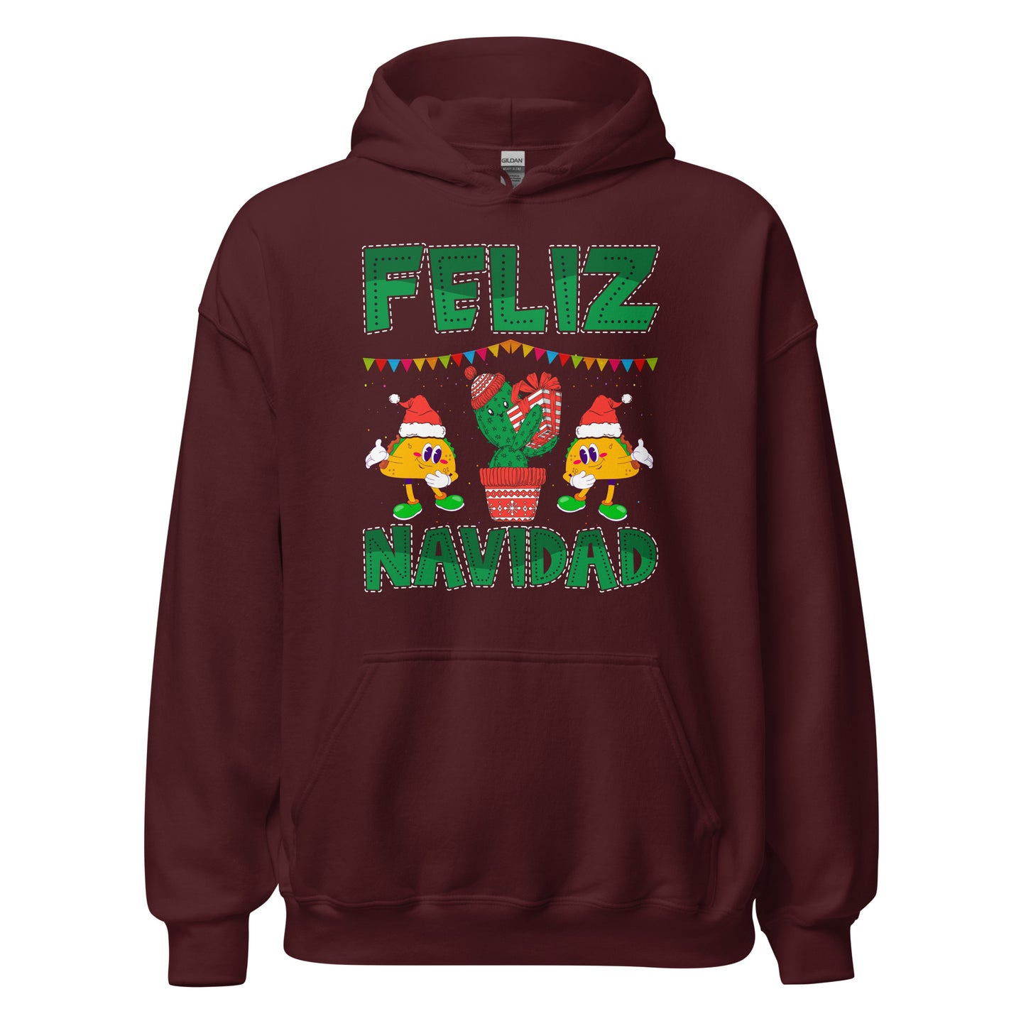 Feliz Navidad Hoodie - Merry Christmas Kapuzenpullover