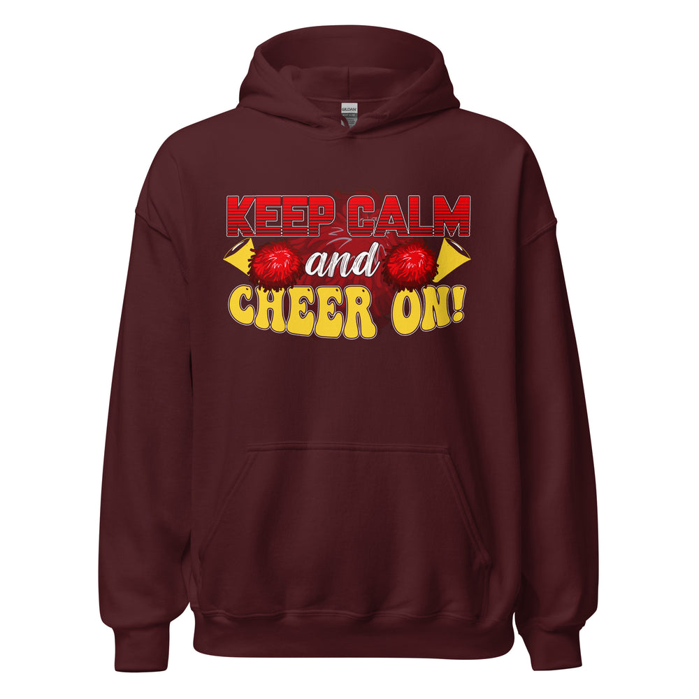 Hoodie mit Motto: Keep Calm and CHEER ON! Cheerleading Power