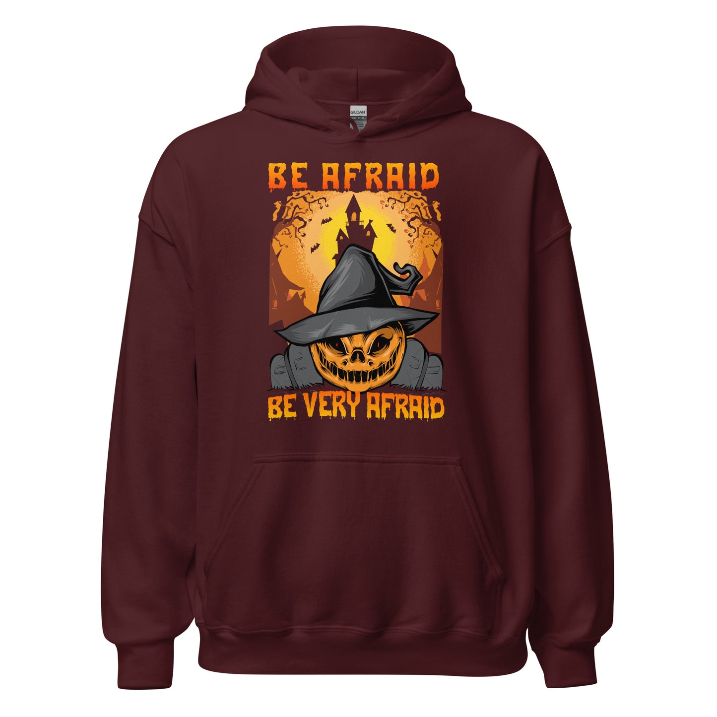 Halloween Hoodie: Be afraid, Be VERY afraid! Grusel-Kapuzenpullover für mutige Statements