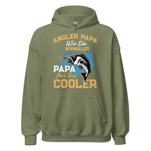 Cooler Hoodie - "Angler Papa, cooler als normaler Papa" - Jetzt bestellen!