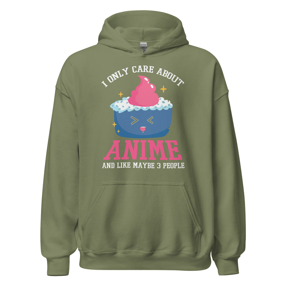 I only care about Anime! Hoodie | Stylischer Kapuzenpullover für Anime-Liebhaber