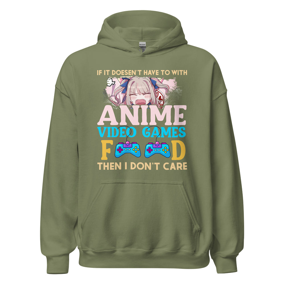 Anime, Videogames & Food! Hoodie | Stylischer Kapuzenpullover für Anime-Fans