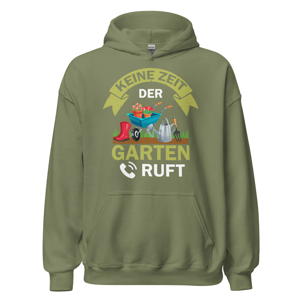 Keine Zeit, der Garten ruft! Hoodie | Stylischer Kapuzenpullover für Gartenliebhaber