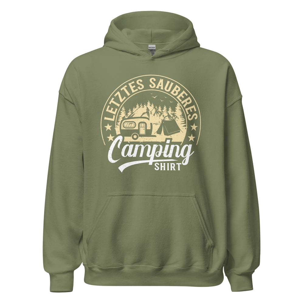 Mein letztes sauberes Camping Shirt Hoodie | Outdoor-Kapuzenpullover für Naturliebhaber