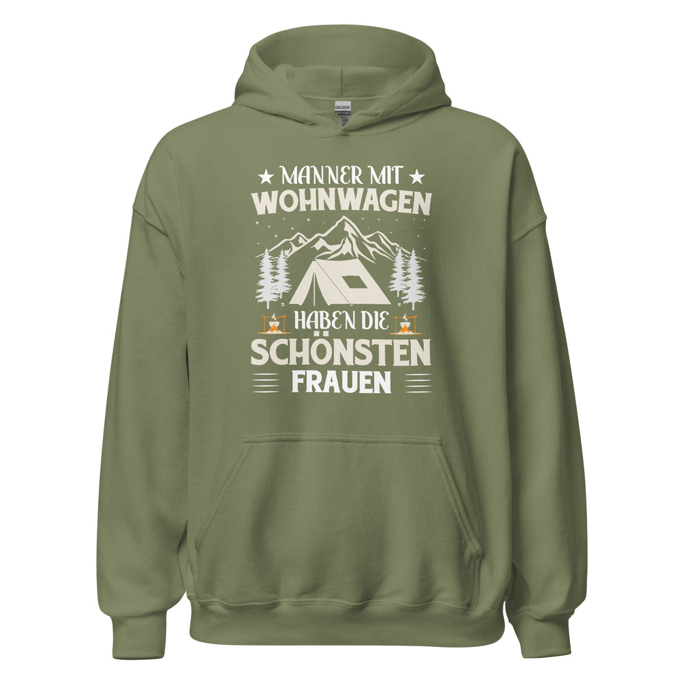 Männer mit Wohnwagen Hoodie | Humorvoller Kapuzenpullover für Campingliebhaber