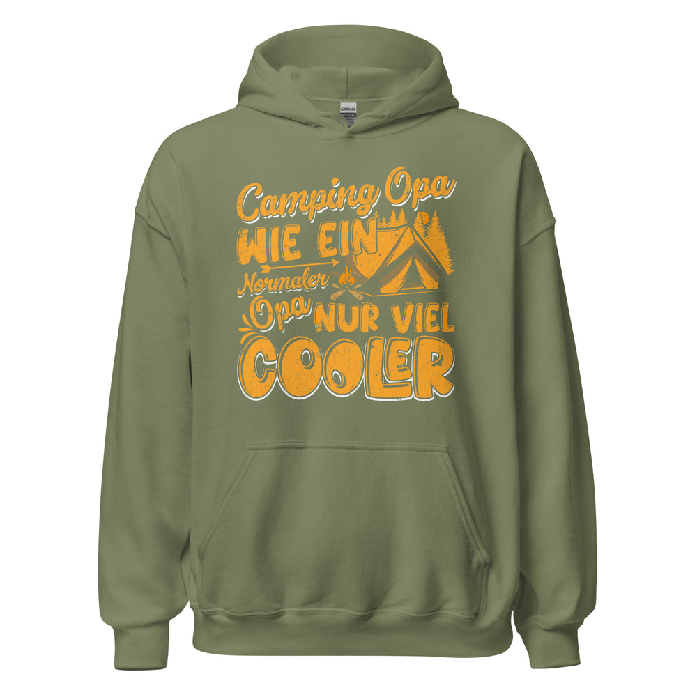 Camping Opa Hoodie | Cooler Kapuzenpullover für Outdoor-Liebhaber