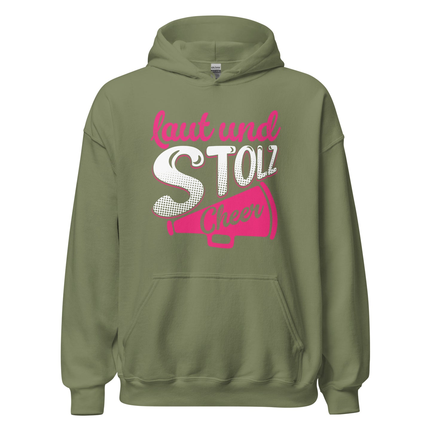 Laut und Stolz! Cheer! Hoodie - Trendiger Kapuzenpullover für laute Begeisterung