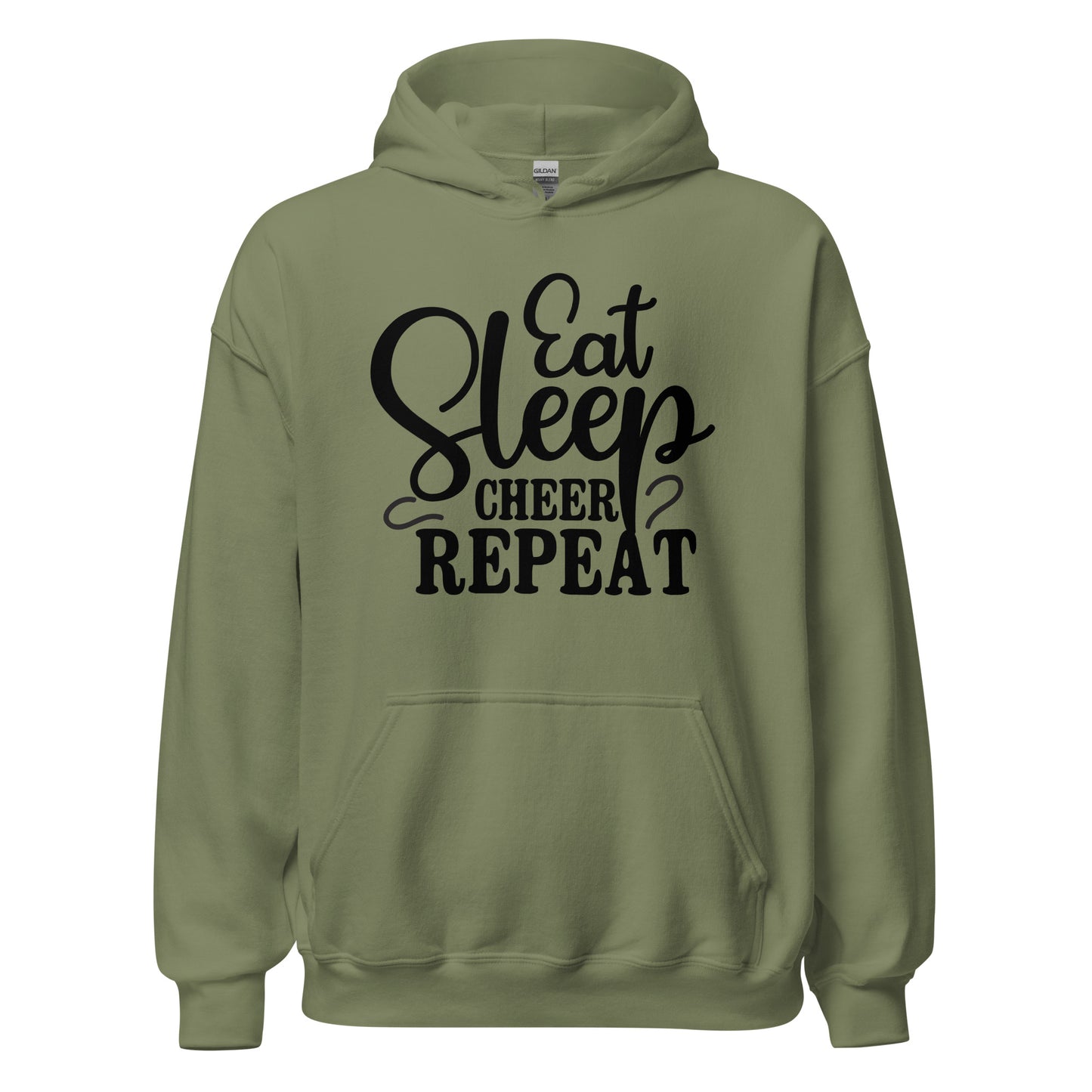 Eat Sleep Cheer Repeat Hoodie - Cooler Kapuzenpullover für Cheerleader