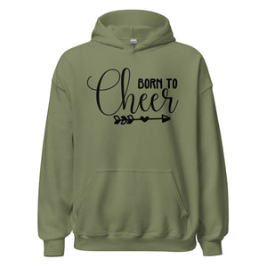 Born to Cheer Hoodie - Stylischer Kapuzenpullover für Cheerleader