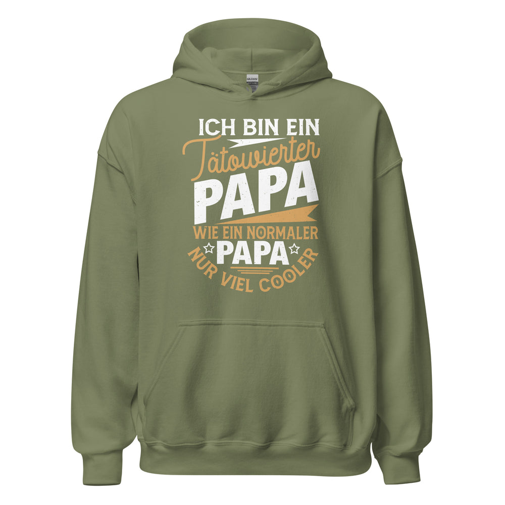 Tattoo Papa Hoodie - Cooler Kapuzenpullover für stolze Väter