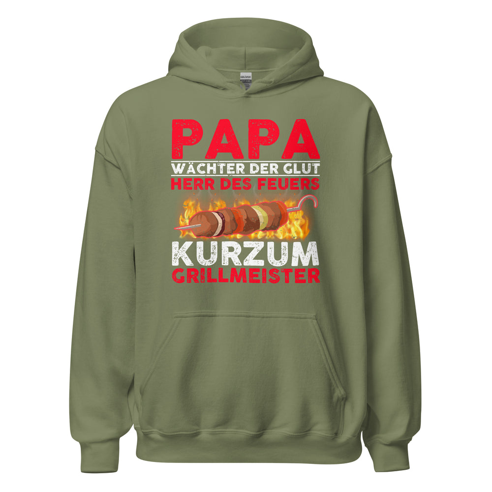 PAPA Hoodie - Waechter der Glut, Herr des Feuers, GRILLMEISTER