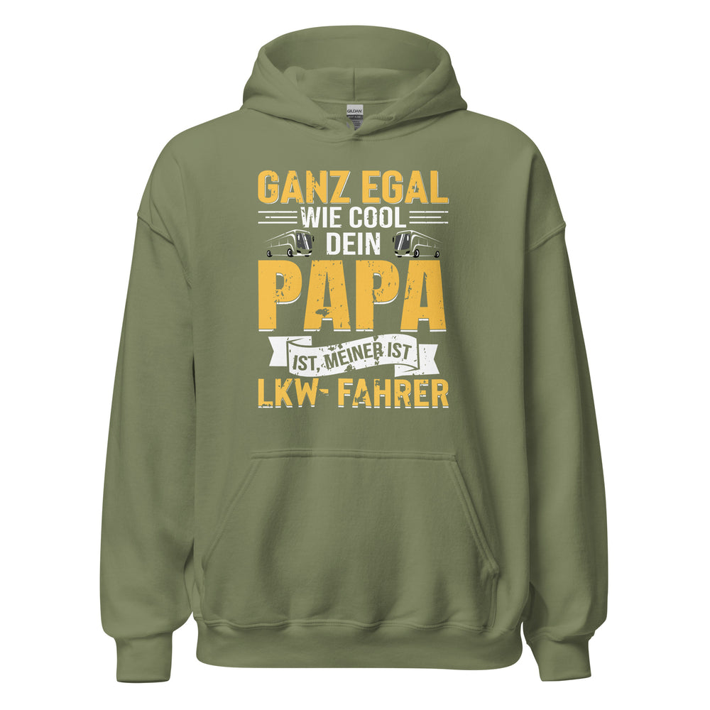 Mein Papa, der LKW Fahrer Hoodie | Cooler Spruch Kapuzenpullover