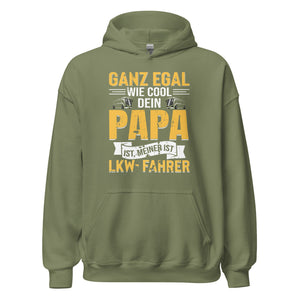 Mein Papa, der LKW Fahrer Hoodie | Cooler Spruch Kapuzenpullover