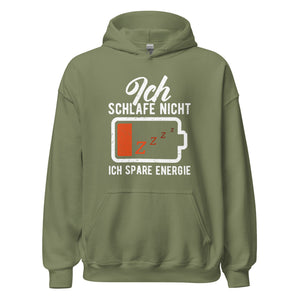 Lustiger Energiespar Hoodie - Ich schlafe nicht!
