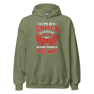 Cool Hoodie mit Spruch "I am a Gamer, and I have many Lifes!" für Gaming-Liebhaber