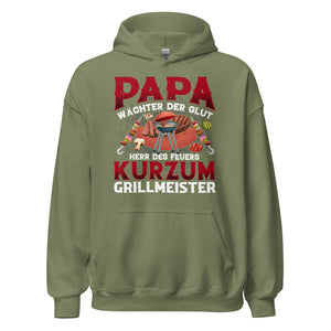 PAPA! Wächter der Glut, Herr des Feuers! Grillmeister! | Kapuzenpullover