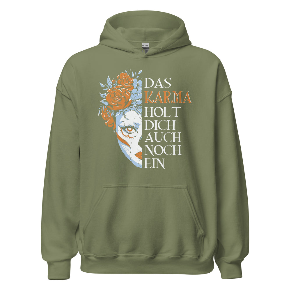 Das Karma holt dich ein!" - Trendiger Kapuzenpullover