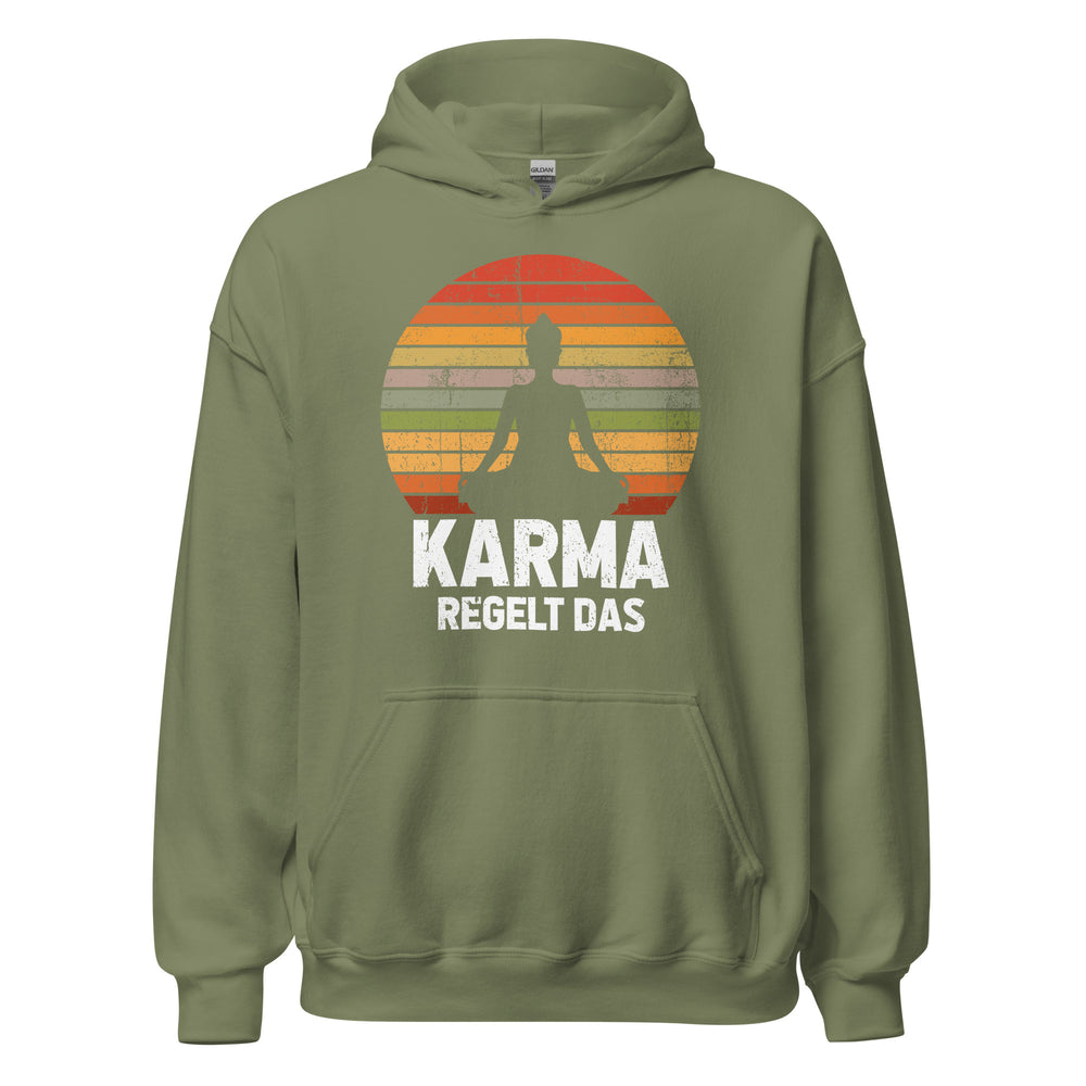 Hochwertiger Karma regelt DAS! Hoodie