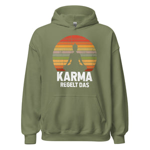Hochwertiger Karma regelt DAS! Hoodie