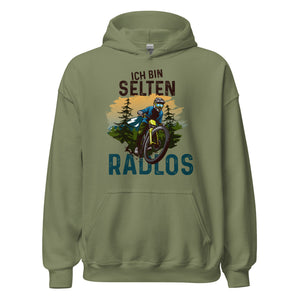 Ich bin selten RADLOS, Motocross Hoodie - Zeige deine Leidenschaft