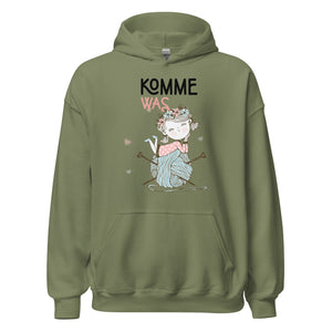 Komme was Wolle! Funny Spruch Hoodie | Witziger Kapuzenpullover