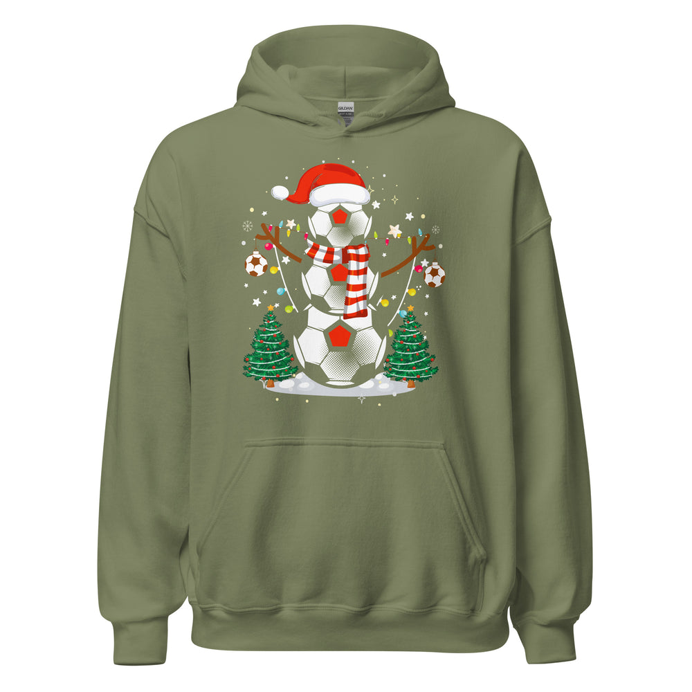 Christmas Football Hoodie - Weihnachten Fussball Kapuzenpullover