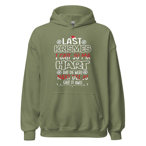 Funny Weihnachts-Hoodie: 'Last Christmas' Typo Edition
