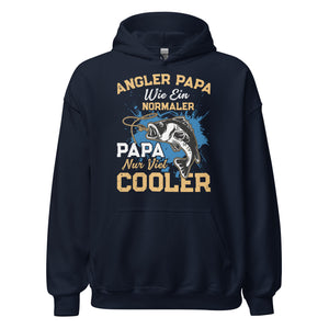 Cooler Hoodie - "Angler Papa, cooler als normaler Papa" - Jetzt bestellen!