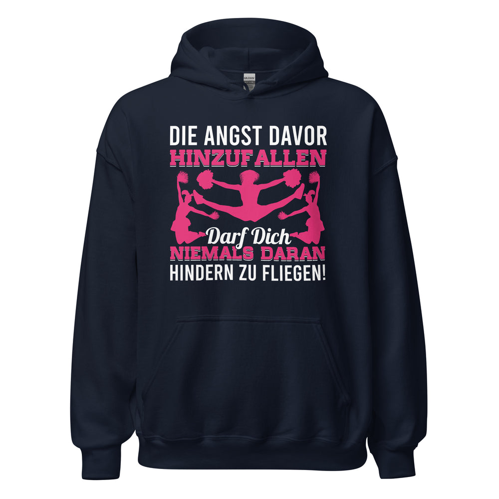 Fliegen trotz der Angst Hoodie - Inspirierender Kapuzenpullover