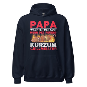 PAPA Hoodie - Waechter der Glut, Herr des Feuers, GRILLMEISTER