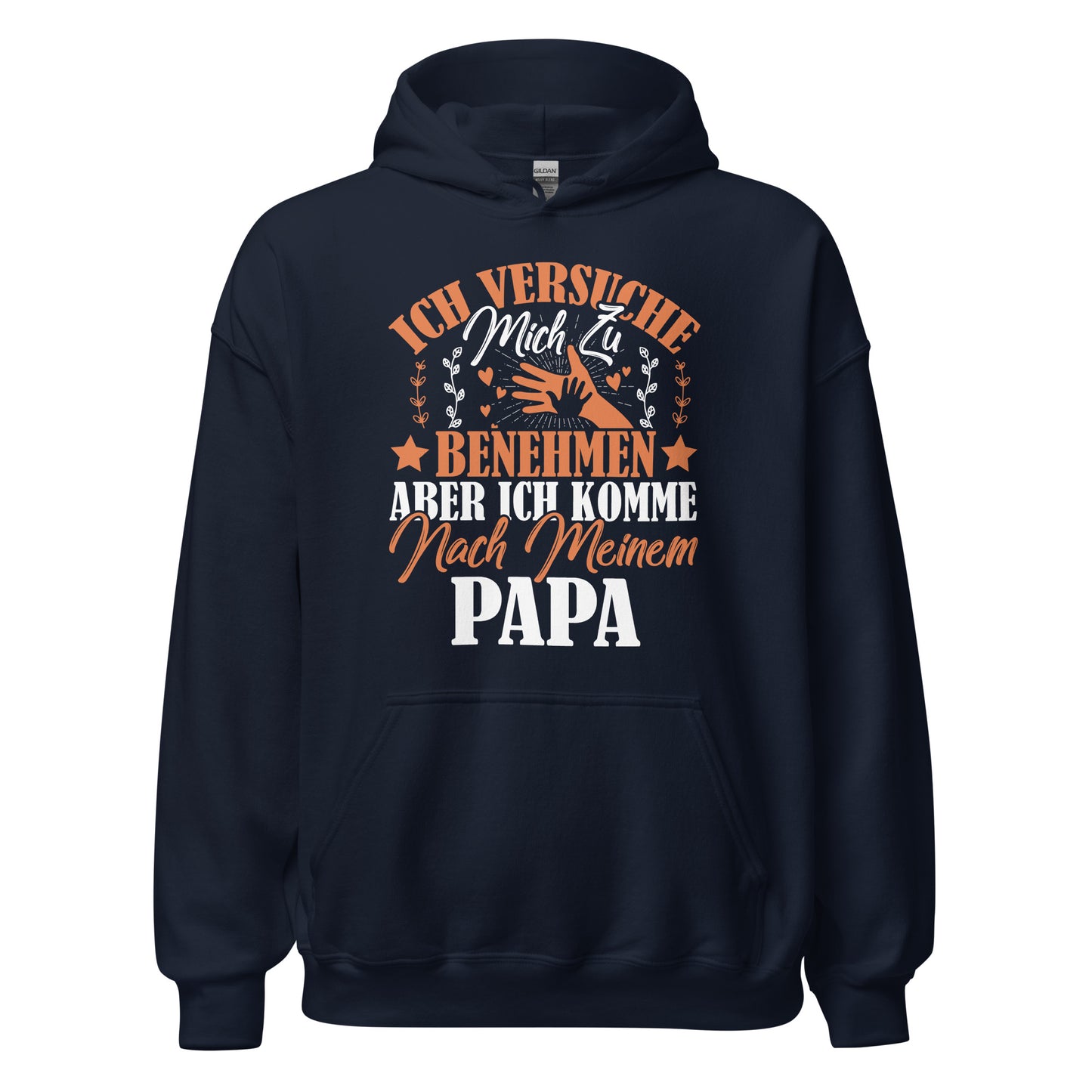 Nach meinem Papa Hoodie | Versuch des Benehmens Kapuzenpullover