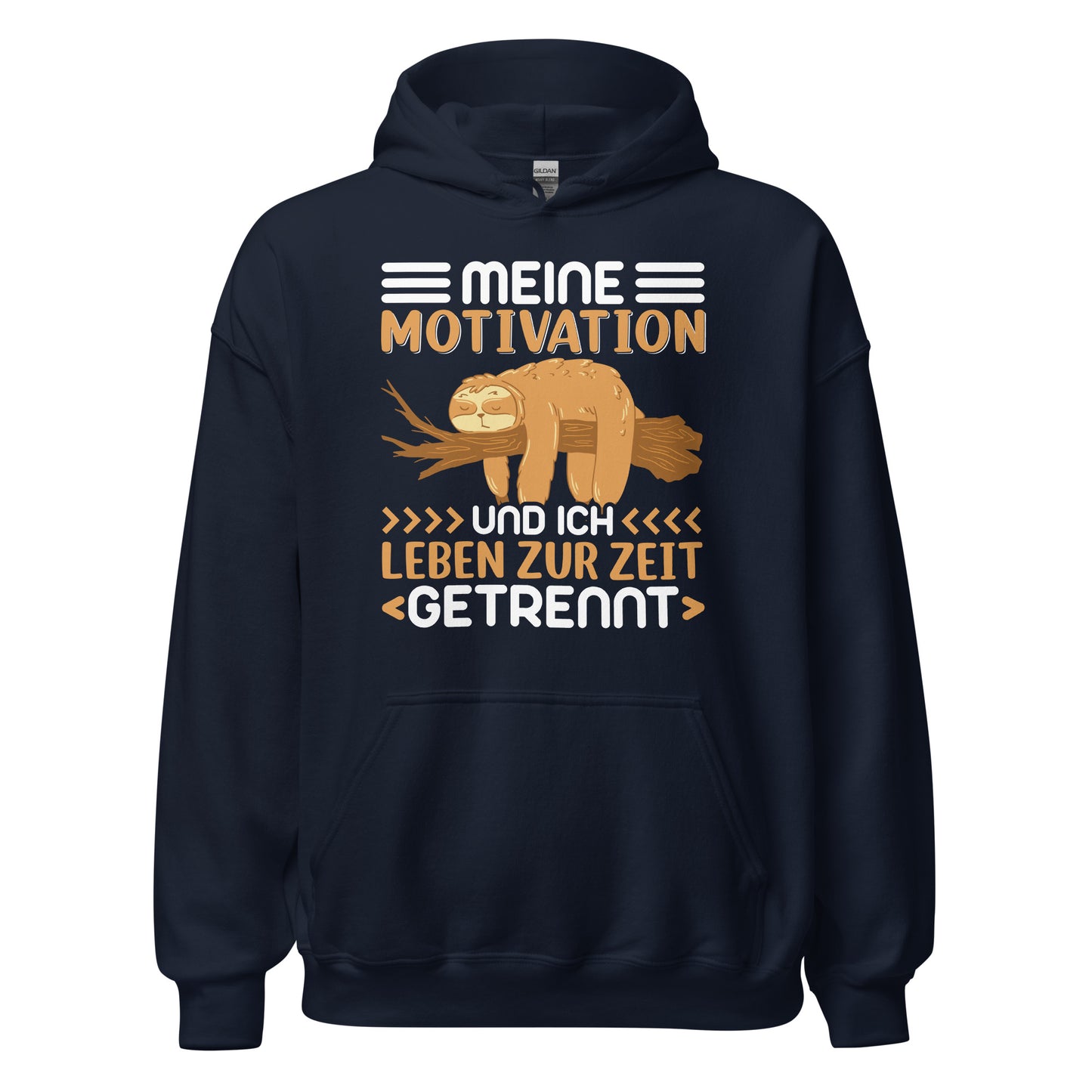 Lustiger Motivation Hoodie - Motivation und ich getrennt!