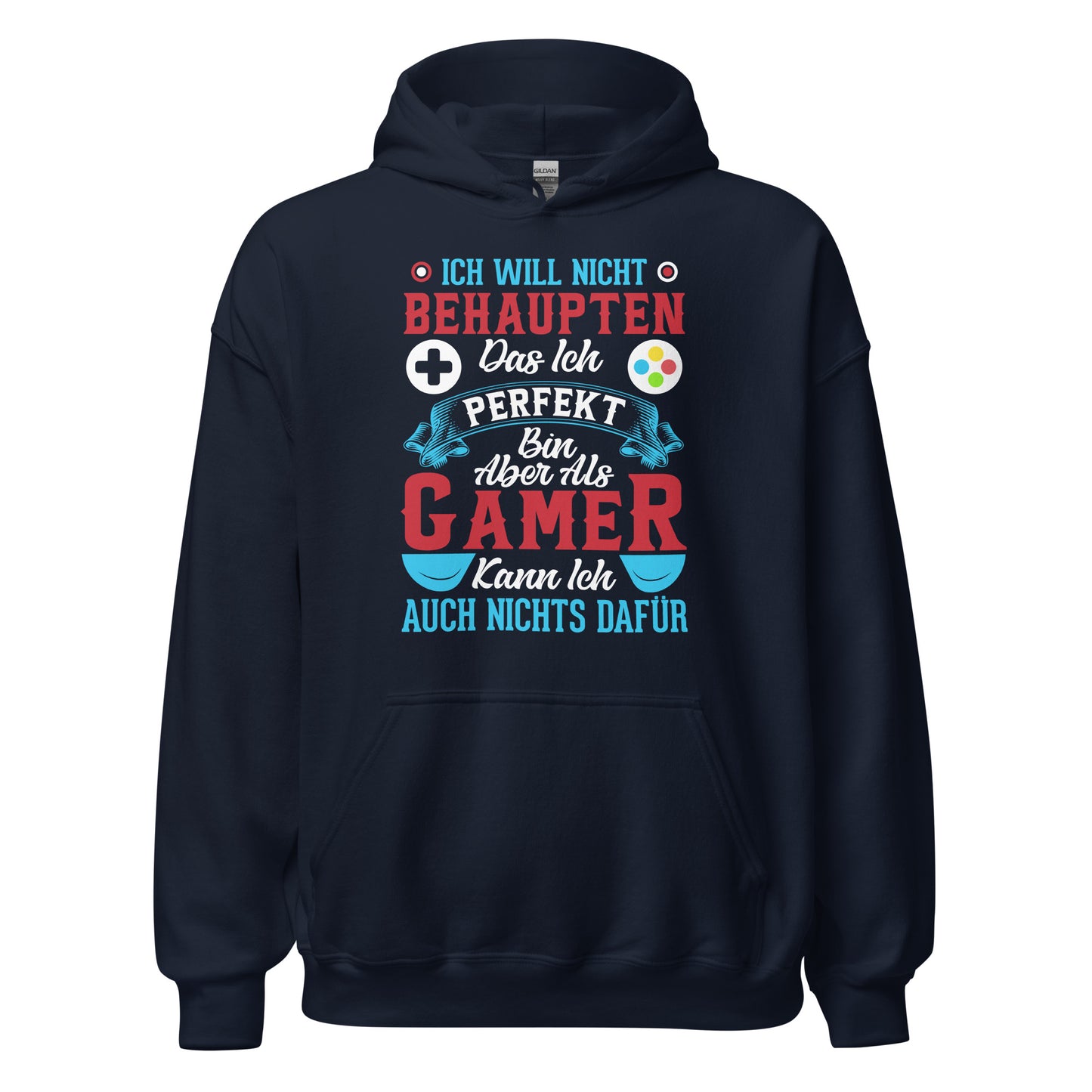 Perfekter Hoodie für Gamer - "Ich bin als Gamer PERFEKT!"