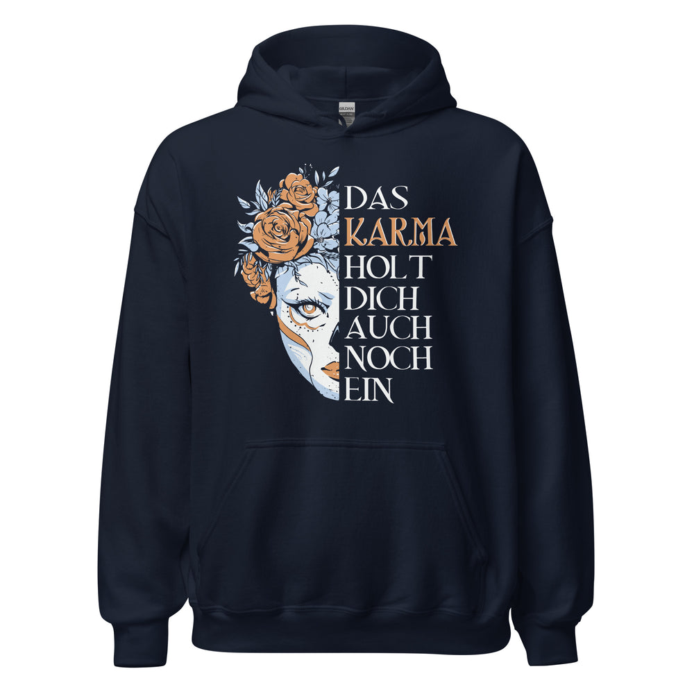 Das Karma holt dich ein!" - Trendiger Kapuzenpullover