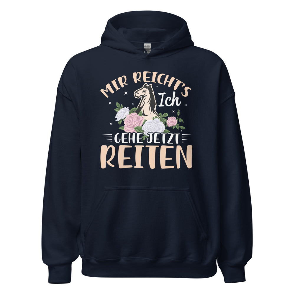 Entschlossen! Ich gehe jetzt reiten. Kapuzenpullover