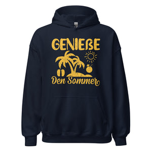 Genieße den Sommer Hoodie | Sommerliebe Kapuzenpullover