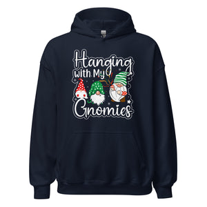 Hanging with my Gnomies Hoodie - Fun Weihnachten Christmas Kapuzenpullover
