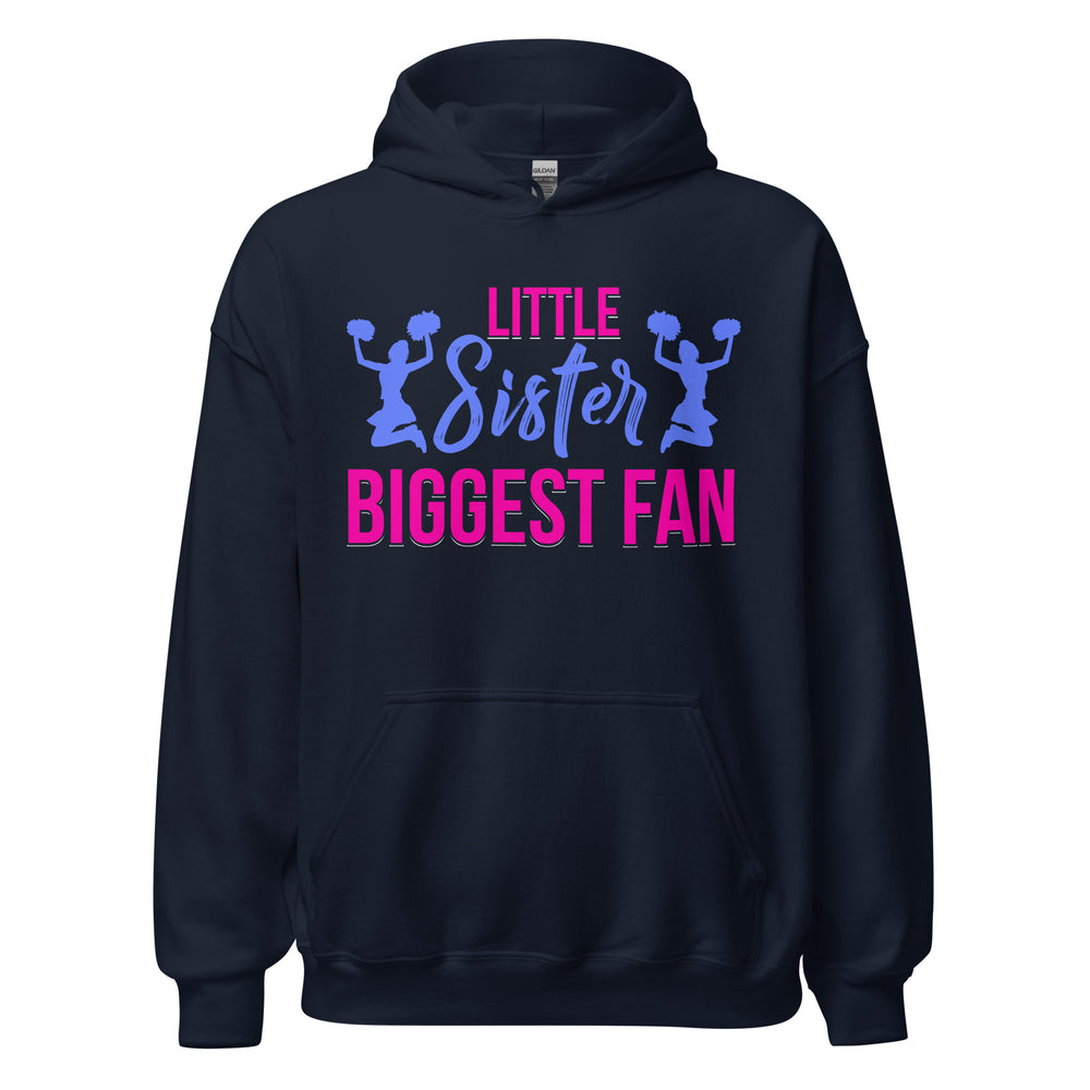 Hoodie mit Herz: Little Sister, Biggest Fan! Cheerleader Fun
