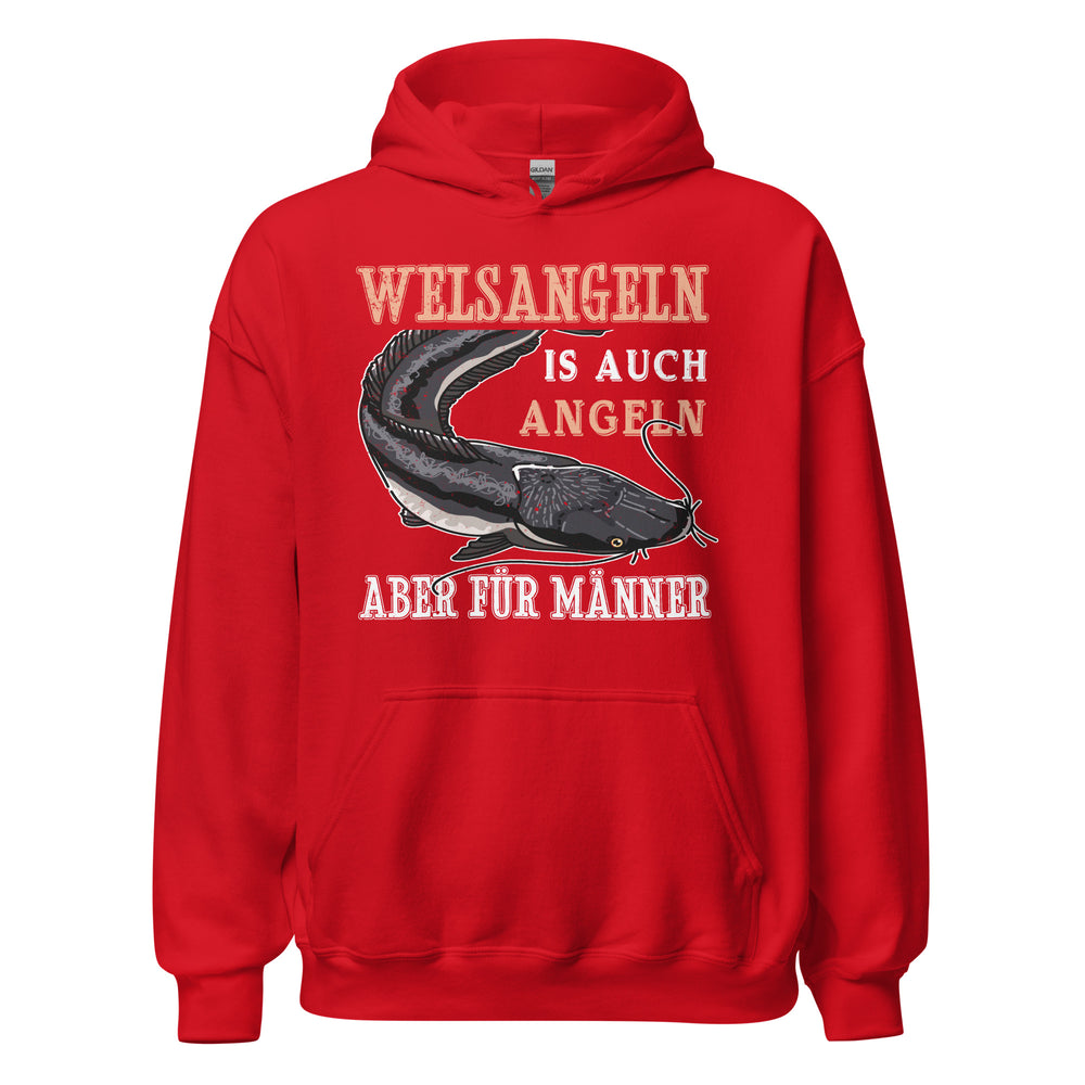 Cooler Hoodie mit dem Spruch "Welsangeln, viel cooler als angeln" - Jetzt entdecken!