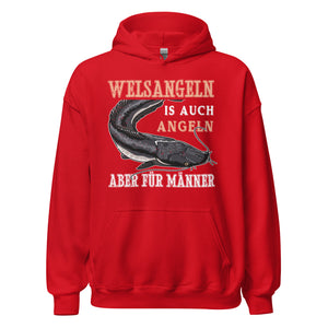 Cooler Hoodie mit dem Spruch "Welsangeln, viel cooler als angeln" - Jetzt entdecken!