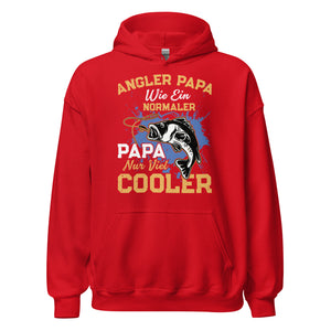 Cooler Hoodie - "Angler Papa, cooler als normaler Papa" - Jetzt bestellen!