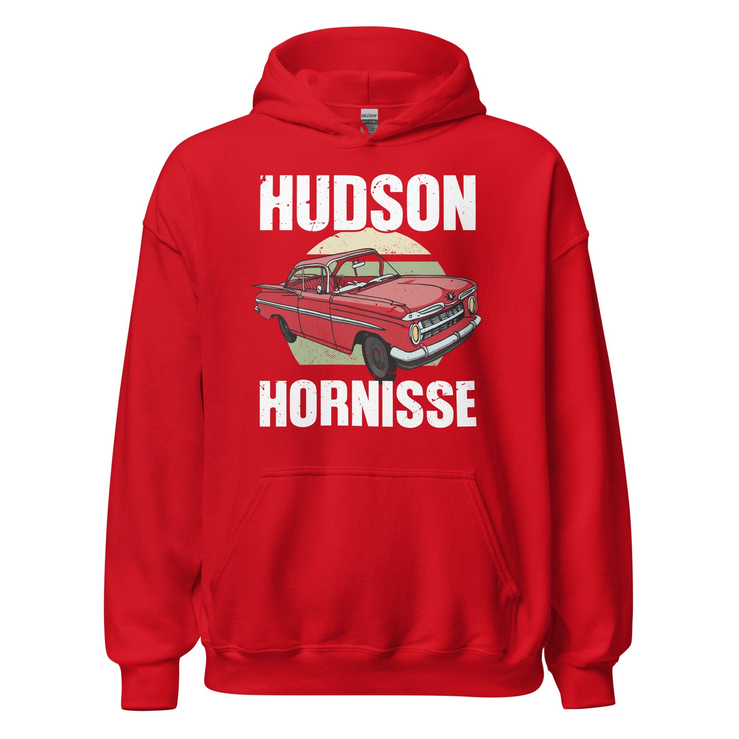 Hudson Hornisse Hoodie | Stylischer Kapuzenpullover für Auto-Enthusiasten