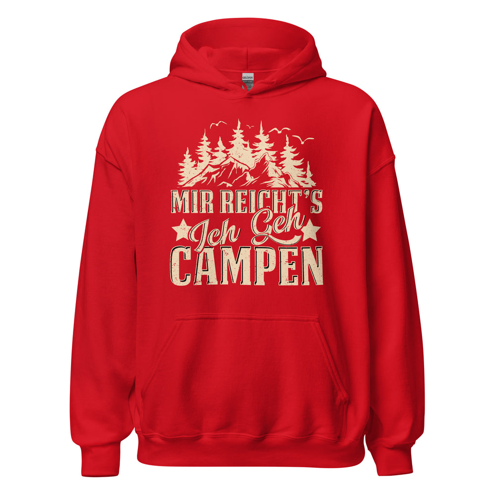 Mir reichts, ich geh Campen Hoodie | Outdoor-Kapuzenpullover für Abenteurer