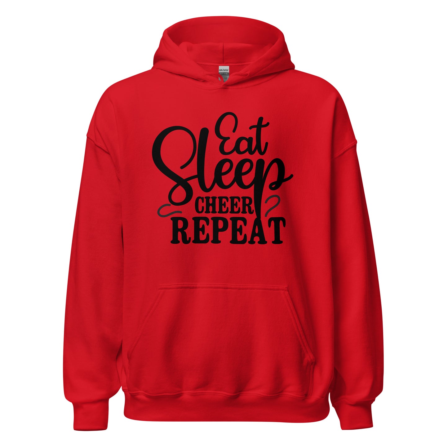 Eat Sleep Cheer Repeat Hoodie - Cooler Kapuzenpullover für Cheerleader