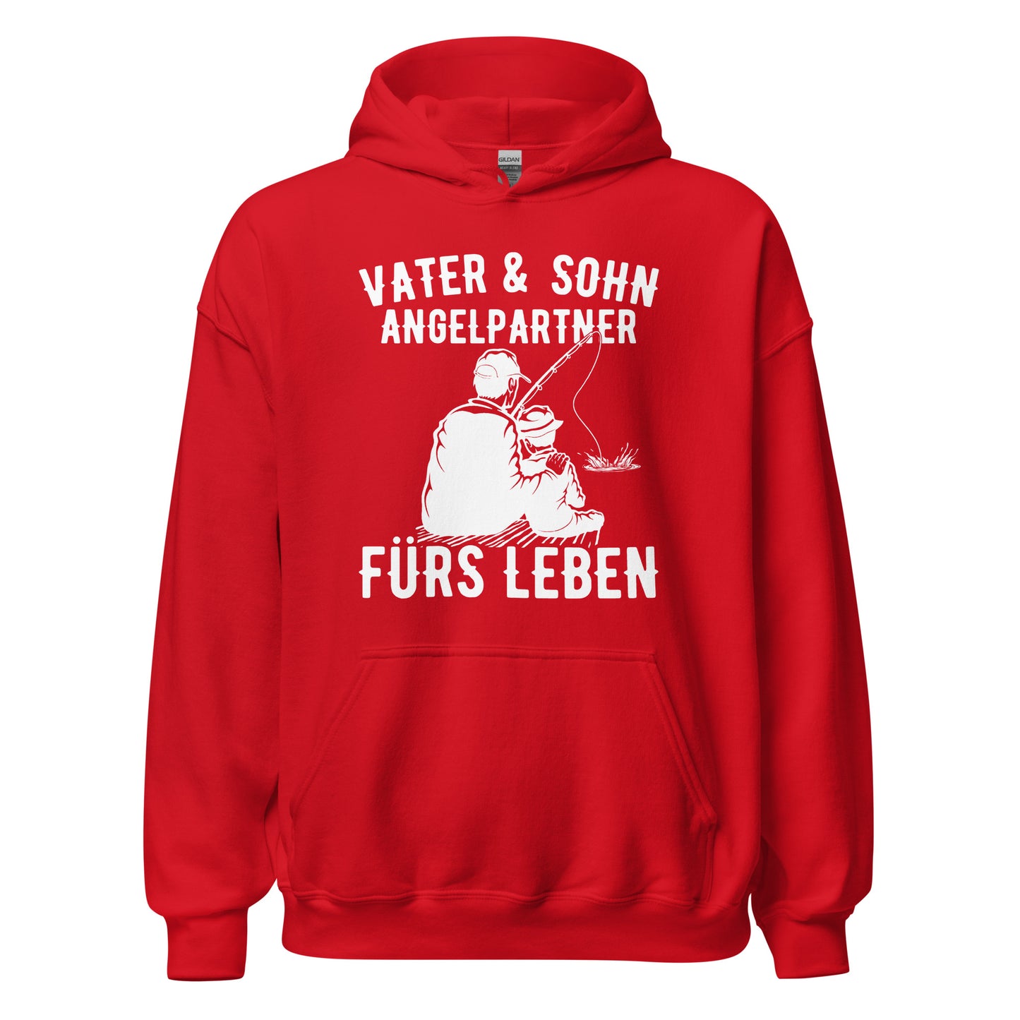 Vater und Sohn Hoodie - Angelpartner fürs Leben