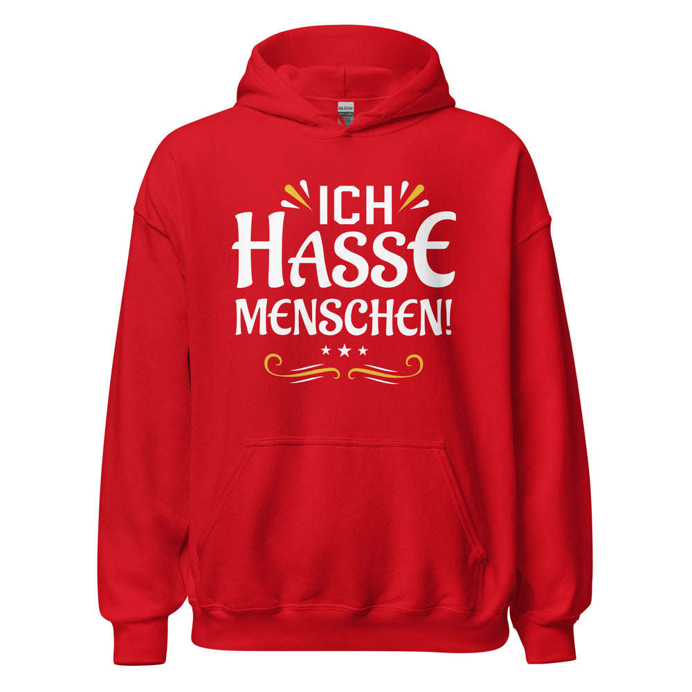 Ich hasse Menschen! Hoodie | Sarkastischer Kapuzenpullover