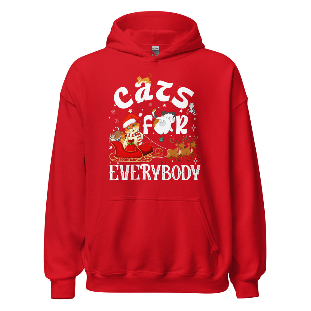 Cats for everybody Hoodie - Weihnachten Katzen Kapuzenpullover