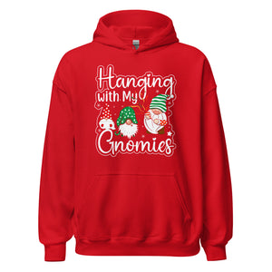 Hanging with my Gnomies Hoodie - Fun Weihnachten Christmas Kapuzenpullover
